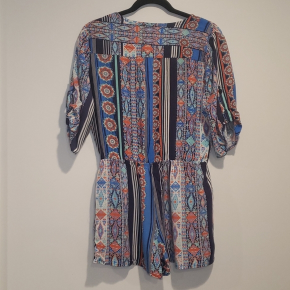 MIMI CHICA Vibrant Colourful multi-pattern romper - Picture 5 of 5